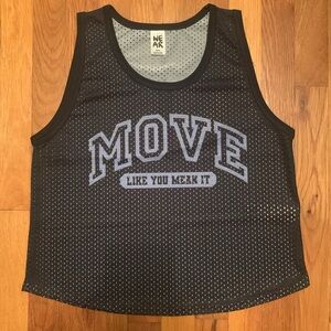 Zumba Wear - Move Like You Mean It Mesh Tank - Size Spicy (Sm.) - Lightly Worn